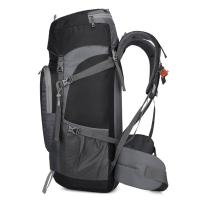 Mochila de 65L, mochila de senderismo resistente al agua con cubierta para la lluvia, mochila de viaje para deportes al aire libre para acampar, escalar y montañismo - details 21
