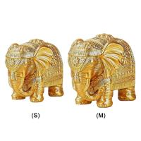 Estatua de oro grande para el hogar, oficina, elefante, adorno, estantería, soporte para TV, decoración, regalos para mujeres y mamás - details 5