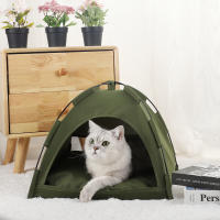 Tienda de campaña para mascotas, cama de casa para gatos, cojines cálidos, muebles, sofá, cesta, camas de invierno, tiendas de campaña para gatitos - details 0