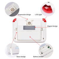 TMR2000-minitemporizador LCD portátil, reloj despertador, controlador de sincronización para estudiantes, recordatorio con tono de llamada, intermitente silencioso - details 9