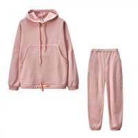 Suéter de color liso con bolsillo grande para mujer, ribete informal de dos piezas, nueva moda - details 11