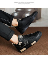 Zapatos para correr informales de verano para hombre, zapatillas altas transpirables, zapatillas de deporte de cuero de lujo para h - details 14
