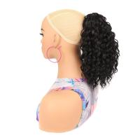 Extensión de cola de caballo rizada y ondulada profunda ombré, rizos Afro, cola de caballo con cordón, peluca con Clip, postizo de cola de caballo esponjoso para uso diario - details 3