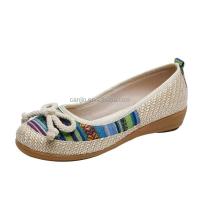 Nuevas llegadas Mary Jane zapatos casuales tradicionales de lona antideslizantes para mujer precio bajo talla grande 42 barato - details 8