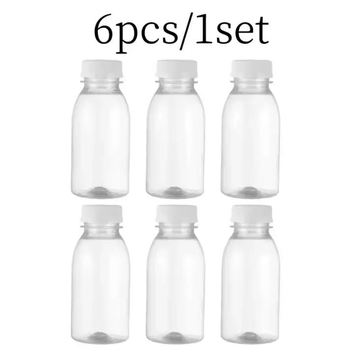 Botellas de Leche Pequeñas a Prueba de Fugas 6pcs Sellado de Bebidas Portátil - 1