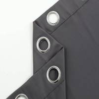 MILVIDAS Full Shading Curtain Super Soundproof Heat Insulation 100% Blackout Curtain Thickened Uv Protection With 8 Rings For Li - details 10