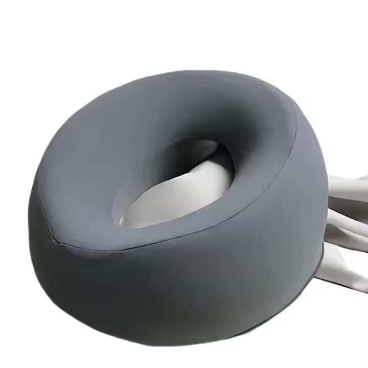 1pc Cojín de descanso de cara ergonómico en forma de U de espuma de memoria - Suave, lavable en máquina, con cierre de cremallera, libre de formaldehído, no necesita electricidad ni batería, ideal para oficina, spa y uso en casa - 1