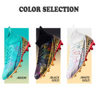 Botas de fútbol profesionales AG para hombres, zapatos de fútbol para niños, tacos altos para el tobillo, zapatillas de fútbol de hierba, zapatos de entrenamiento de Futsal, gran oferta - details 5