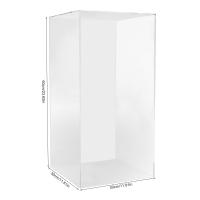 Vitrina de acrílico, expositor de acrílico,protección contra el polvo, cubos,caja de presentación para coleccionables, 12x12x24 pulgadas - details 1