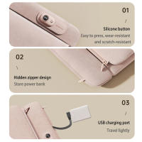 Manta Eléctrica de Calentamiento a Mano sin Agua con Funda de Gamuza USB Ajuste de 3 Temperaturas Plegable Manta de Calentamiento de Invierno Bolsa de Agua Caliente - details 14