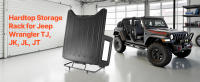 SucceBuy Carro de almacenamiento portátil y duradero con techo rígido para Jeep Wrangler TJ, JK, JL, JT - details 0