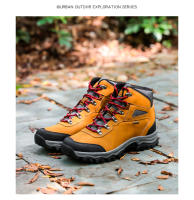 Zapatos de senderismo de cuero de alta calidad para hombre, botas de acampada resistentes al desgaste para exteriores, zapatos de Trekking, zapatillas de caza y escalada - details 22