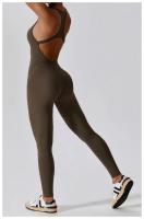 Traje de gimnasio de Yoga para mujer, mono de entrenamiento, ropa deportiva para correr, ciclismo, conjunto de gimnasio - details 9