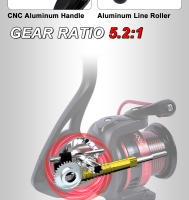 Carrete de Pesca MIFINE KEVIN Ultraligero Serie 1000-6000 3+1BB 5.2:1 Max Drag Pesca de Trucha - details 3
