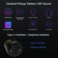 Mini micrófono de condensador USB para grabación de Podcast, juegos, PC, Streaming, portátil, Compatible con iPhone, Youtube, PS4, PS5, Tiktok - details 4