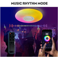 Luz de techo LED inteligente RGB con altavoz musical, lámpara regulable con aplicación Bluetooth, 36W, 220V, Control remoto para el hogar, dormitorio y sala de estar, TUYA - details 10