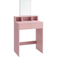 Espejo Grande, Gabinete con 2 Cajones y 3 Compartimentos, Estilo Moderno, Rosa Jalea - details 0