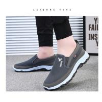 Zapatos De Lona Para Hombre Con Suela Suave Casual Transpirables Cómodos Con Mangas Slip-On Oxford De Tela Zapatos Casuales - details 12
