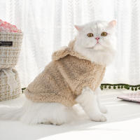 Ropa De Invierno Para Perros Y Gatos Con Orejas De Conejo Y Capucha De Algodón Suave Caliente Ropa De Otoño Y Invierno Para Mascotas - details 7