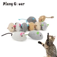 Juguete para mascotas de 12 piezas, mezcla de hierba gatera, ratón de peluche divertido, juego interactivo para gatitos - details 3