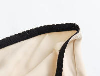 TRAFZA-faldas a la moda para mujer, Falda Midi ajustada con textura de seda satinada sólida, elegante para fiesta, 2024 - details 9