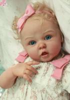 Muñeca Reborn de silicona suave con piel de pintura 3D para niña, juguete hecho a mano de 60 CM, Princesa, bebé pequeño, Real Artist Collection - details 0