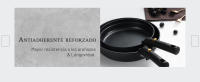 CAROTE Juego de 20 Piezas de Batería de Cocina con Mangos Removibles, Juego de Batería de Cocina Antiadherente con Mangos Removibles, Juego de Cocina para RV, Uso en Horno, Uso en Camping, Negro - details 6