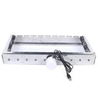 Parrilla eléctrica de acero inoxidable para barbacoa, rejilla para parrilla, pinchos, giro automático, utensilios de cocina - details 5