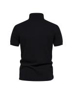 Polo de algodón 100% con logotipo bordado, transpirable y de larga duración - details 4