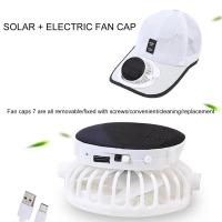 Sombrero de verano con carga solar para hombres y mujeres, malla transpirable, protección solar, sombrilla para exteriores, lengua de pato, sombrero de playa - details 6