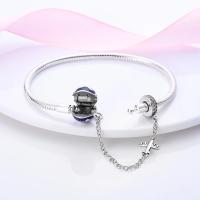 Pulsera de Plata Esterlina 925 Encanto de Mariposa Estrellas Luna Cadena de Seguridad - details 17