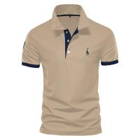 polos hombre manga corta ropa hombre día del padre Polos de algodón para hombre Polos de manga corta con bordado de jirafa para hombre Polos de diseño de marca de alta calidad Ropa para hombre - details 24