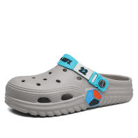 Zapatillas de playa huecas antideslizantes con punta cerrada de EVA para hombre, sandalias para niños, dedos de los pies para el hogar - details 2