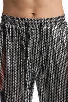 Pantalon décontracté para hombres, modo nouvelle, estampage à chaud, Harajuku, Hip Hop, fiesta de baile Disco, Streetwear, pantalon à cordon de serrage, boîte de nuit - details 9