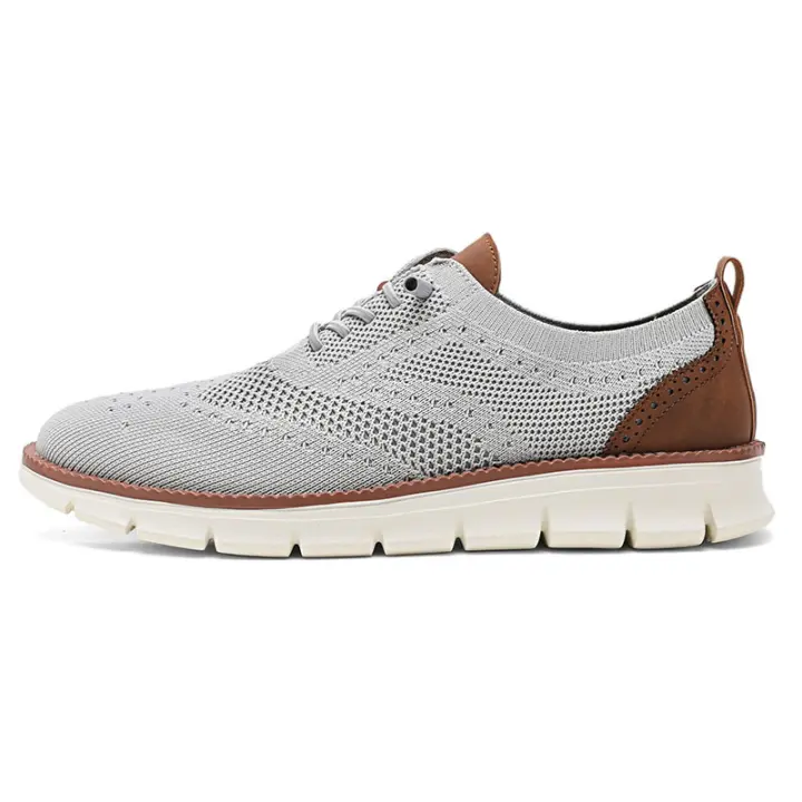 Mocasines casuales para hombre Zapatos sin cordones Moda Vestido para caminar Zapatillas de deporte Calzado ligero de suela suave - 1