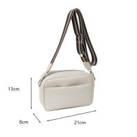 Bolso de mensajero tipo almohada de cuero PU vintage de alta calidad para mujer, bandolera pequeña - details 24
