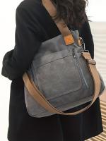 Bolso bandolera multifuncional de gran capacidad con hombro de lona para mujer, moda al aire libre - details 4