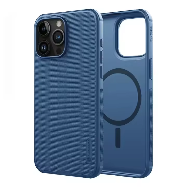Funda Nillkin para iPhone 16 Pro Max 16 Plus Funda Anti-Huellas Magnética con Escudo de Super Pimienta Fosca Cubierta Trasera Mate y Duro - 1