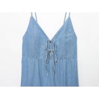 BUNO-verano 2025 nueva falda larga suelta adelgazante que cubre el vientre estilo de vacaciones temperamento francés hermoso vestido sin mangas. - details 6