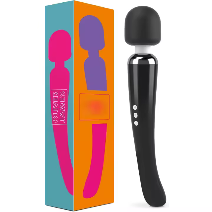 Vibrador Inalámbrico Masajeador de Wand para Mujeres Resistente al Agua - 1