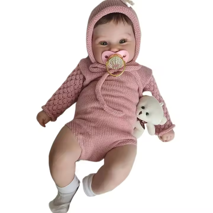 Muñeca De Bebé Reborn Realista De 50 CM Con Piel Pintada En 3D - 1