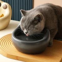 Cuenco de cerámica de gran capacidad para gatos, cuenco antivuelco antideslizante, forma de rana, alimentador para beber para gatos, comida para mascotas - details 2