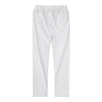 Pantalones De Lino Y Algodón Para Hombre Transpirables De Color Sólido Estilo Casual Para Otoño Ajuste Regular Cierre Elástico - details 4
