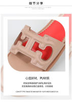 Sandalias de moda de verano 2025, chanclas de playa de una tira, zapatos planos de viaje para mujer - details 3