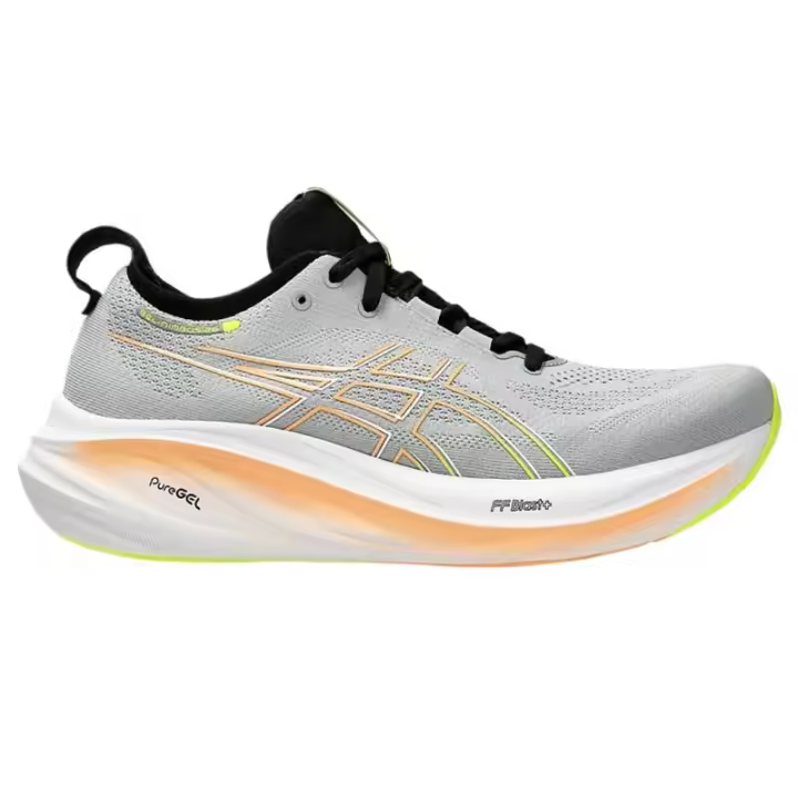 Zapatillas para correr Leten GEL-NIMBUS 26 HOMBRE EN GRIS PIEDMONT/AMARILLO SEGURIDAD - 1