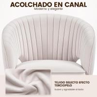 Silla de Oficina de Terciopelo Ruinas Giratorias de 360° Ajustable en Altura - details 25