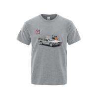 Camiseta de I Was Caught Speeding para Hombre, Top de Algodón, Holgado, Camiseta Informal, Ropa Transpirable, Sudor, Cuello Redondo, Verano - details 12