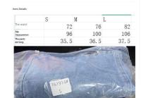 Minifalda de mezclilla índigo mediana para mujer - Multicolor - details 3