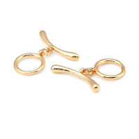 Anillo redondo de latón de Color dorado de 18K, cierre de palanca circular O, cierres de conexión para pulsera, suministros para fabricación de joyas, accesorios Diy - details 48