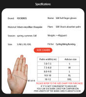 Guantes de Ciclismo ROCKBROS para Hombres y Mujeres Antideslizantes Transpirables a Prueba de Viento Tamaño S-XXL Material Microfibra Cierre de Jersey - details 1